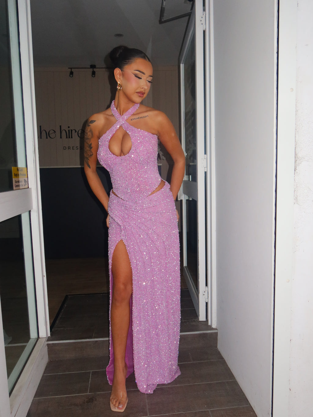 Deleny gown purple by THH