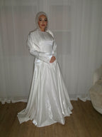 Zafira Gown in White by THH