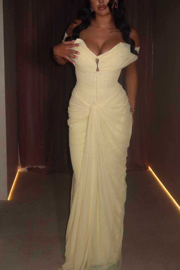 Nira Gown in Yellow by THH