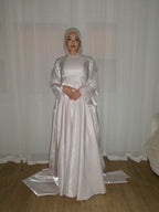 Zafira Gown in Soft Pink by THH