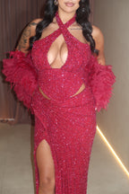 Deleny Gown Cherry by THH