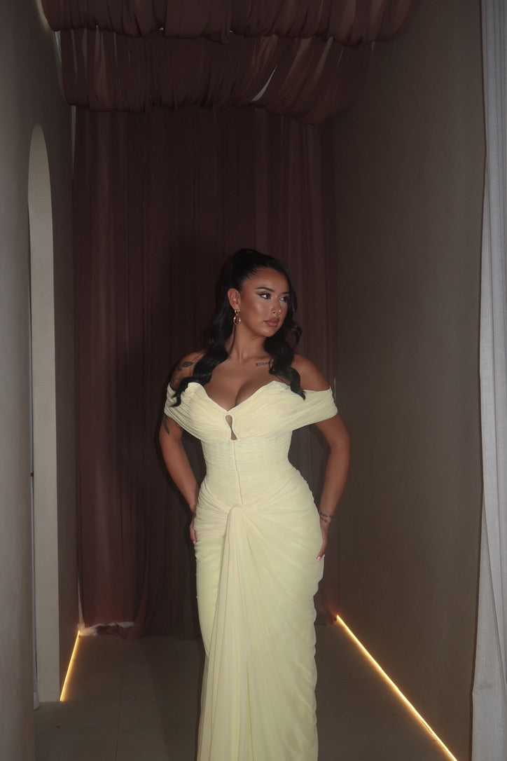 Nira Gown in Yellow by THH