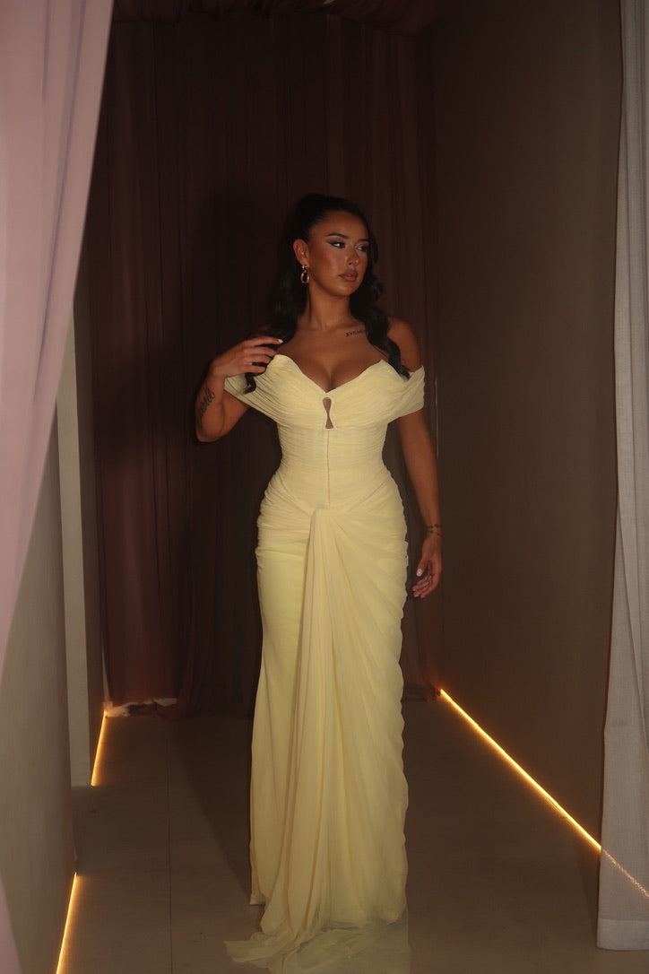 Nira Gown in Yellow by THH