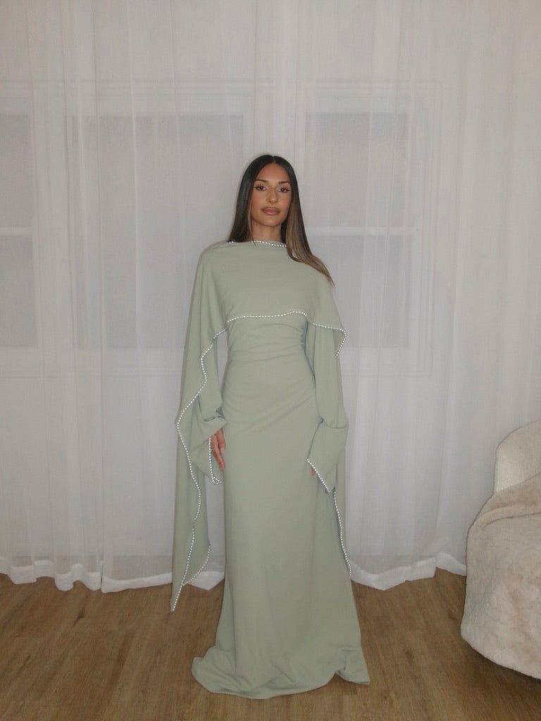 Krace Dress Green by Khanums