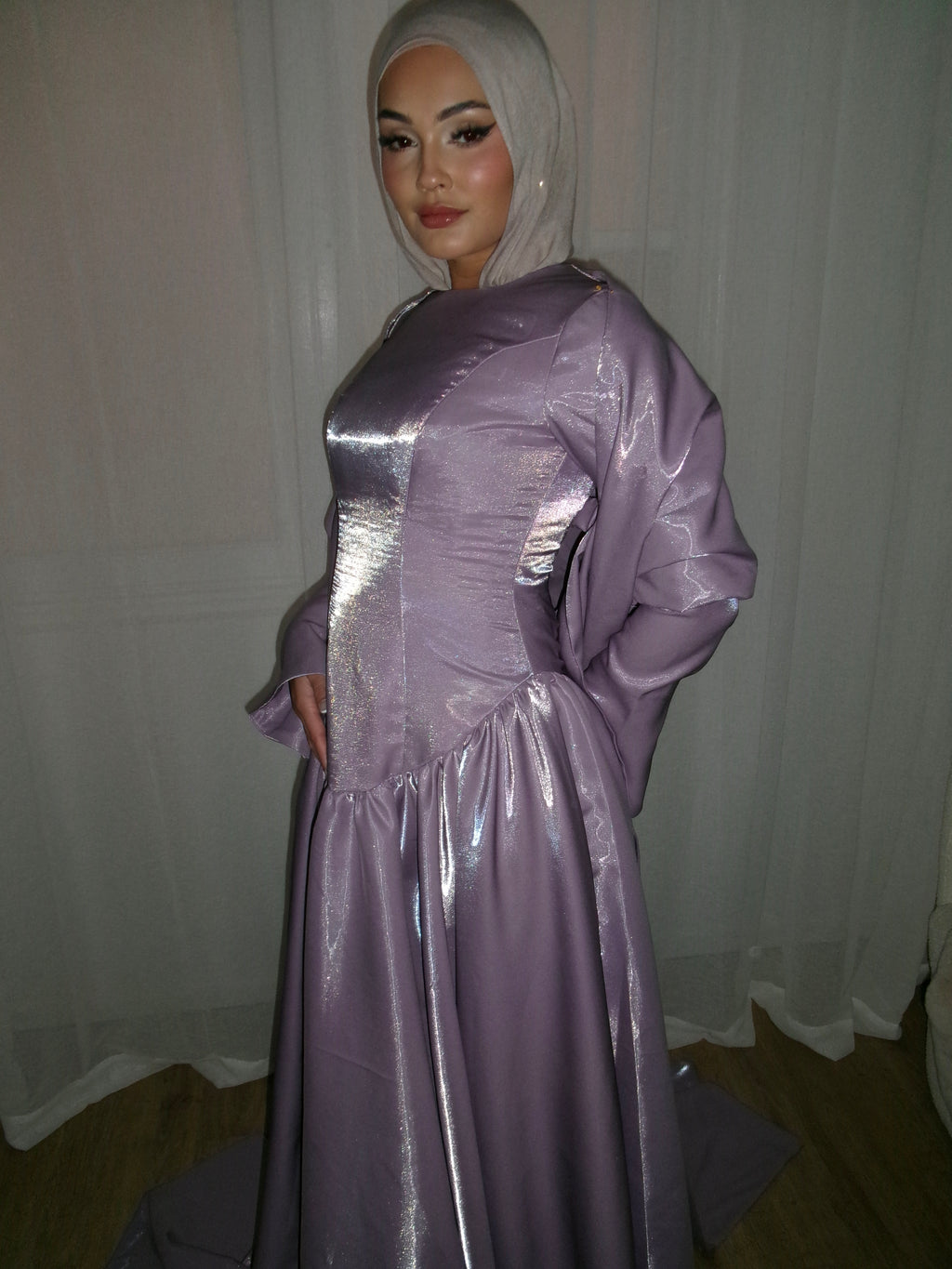 Zafira Gown in Lilac by THH