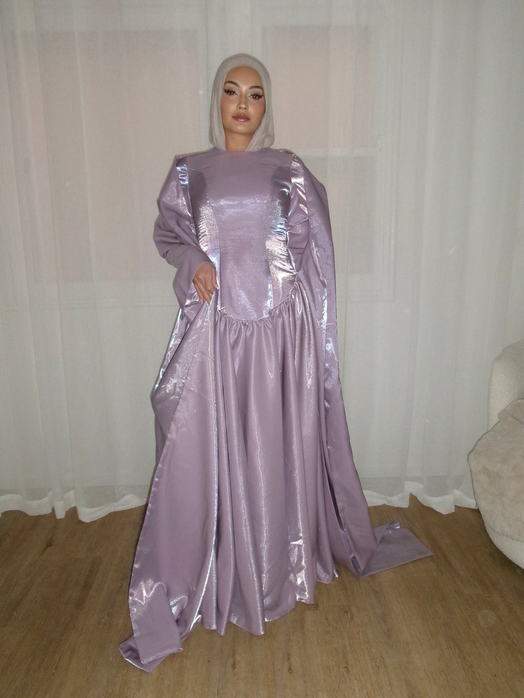 Zafira Gown in Lilac by THH