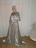 Zafira Gown in Khaki by THH