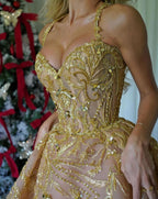 Gold Ballgown by George Habibeh