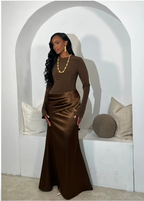 Kifah Gown Brown by Liin