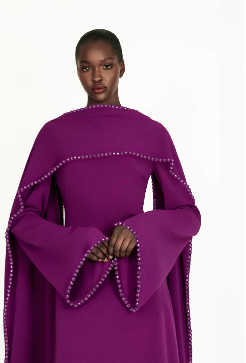 Krace Dress Purple by Khanums