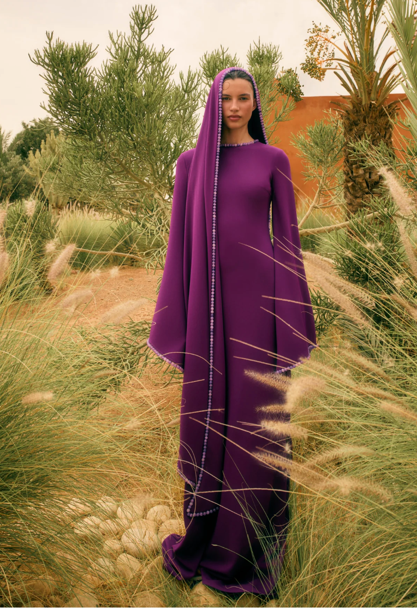 Krace Dress Purple by Khanums