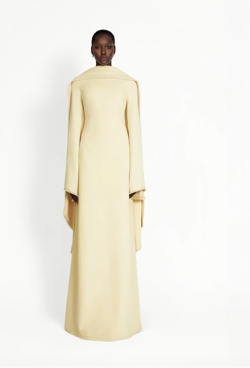 Krace Dress Yellow by Khanums